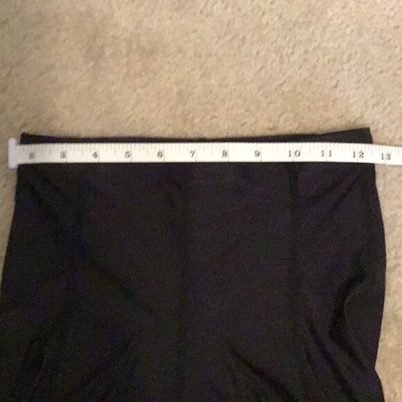 IN Sport Black Athletic Exercise Biker Shorts Nylon Lycra Size XL - Picture 5 of 10